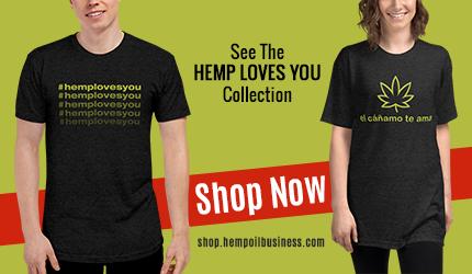 Hemp Loves You CBD T SHIRTS